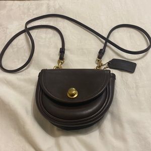Coach Vintage Mini 1015-349 Brown Leather Cross Body Bag